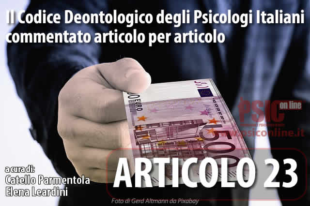 Articolo 23 il Codice Deontologico degli Psicologi Italiani commentato