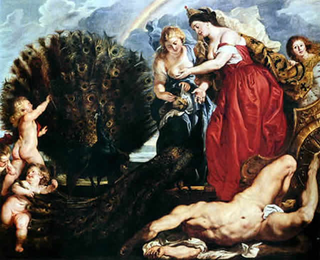Giunone e Argo opera di Rubens archetipo junghiano