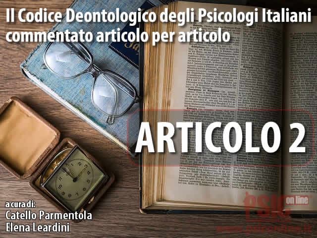 il codice deontologico degli psicologi italiani commentato articolo2